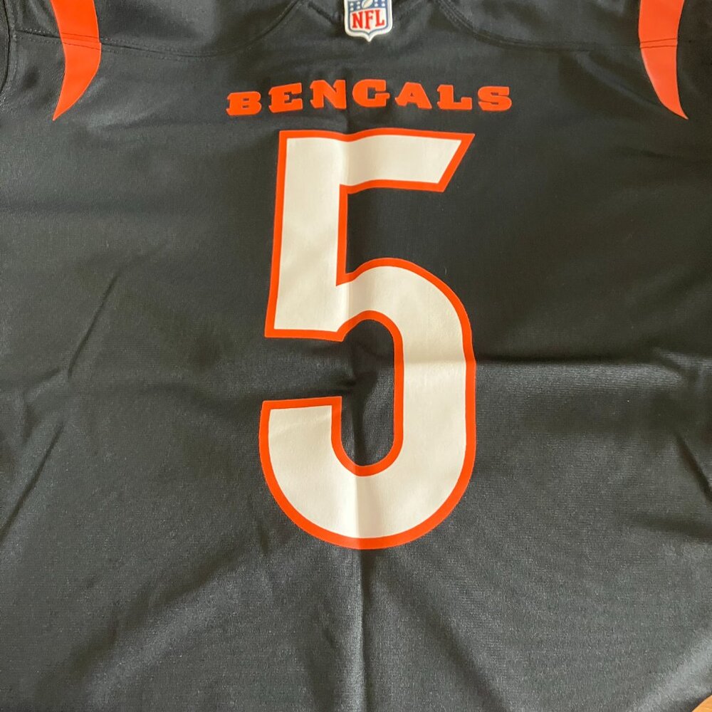 Authentic  Cincinnati Bengals Tee Higgins #5 Game Player Jersey